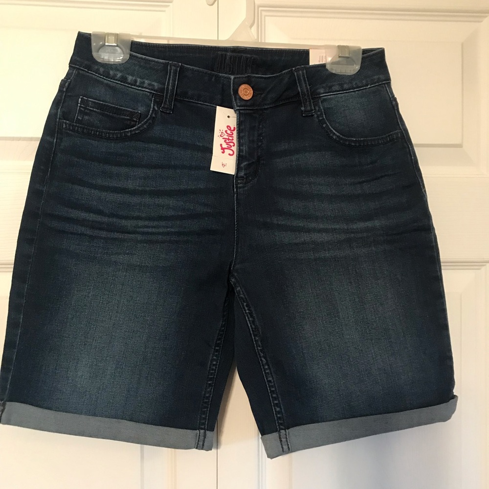 Justice Girlfriend Shorts, Girls Size 18 - NWT